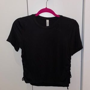 Lululemon side cinch ribbed top
